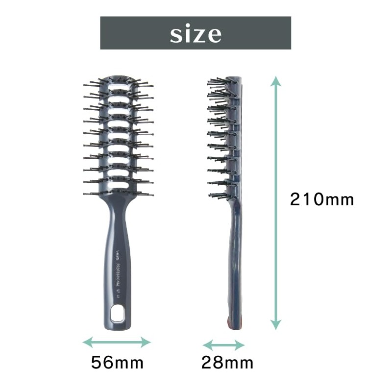 Vess VP-80 Japanese Ceramic Styling Brush Hair Brush