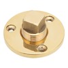 Marine Drain Plug Kit 25mm/1in Mounting Hole Bronze Mirror Polished
