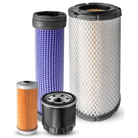 Filter Kit Fit for John Deere 1025R 2013-2017 2025R 2013-2018 Utility Tractor 2305 2320, Engine Fuel Oil Air Filter, Replace M131802 M131803 M801101 M806418