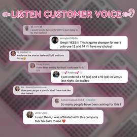 uCoolMe Venus One Size Lashes Individual Eyelashes Cluster Eyelash with Upgrade Invisible Band 8 10 12 14 16mm Lash DIY Extension Soft comfortable Easy Apply Natural Look for Makeup Daily Life Spring Glow Up:_Only Lashes Venus 12mm