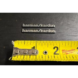 Unbranded 2 x Emblem Speaker Badge Decal Replacement fits Harman Kardon Speakers
