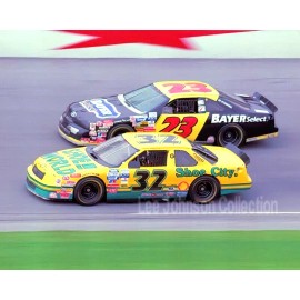 1994 Dale Jarrett and Chad Little Busch Daytona  - 4x6 photo - Free Shipping