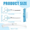 2-Piece Hair Tips Cutting Aid Stencil Pony Cutting Aid Haircut