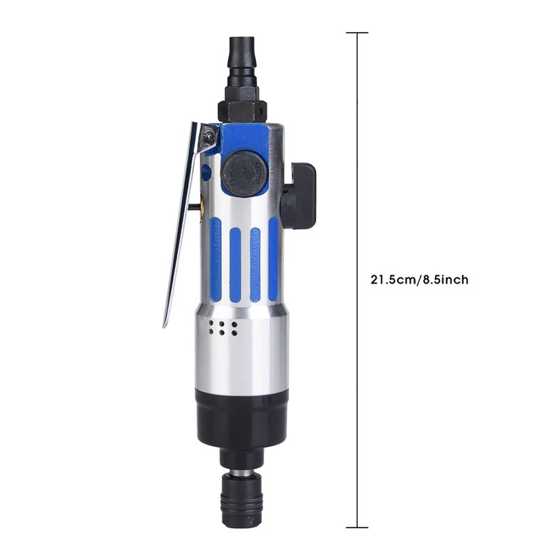 Pneumatic Screwdriver, 1/4" Pneumatic Air Screwdriver Reversible Straight Hand Screw