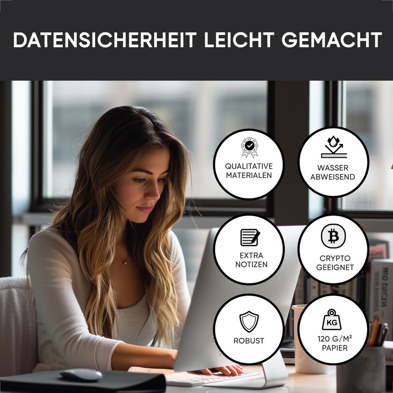 NORTHERN NOTES® - Premium Password Book - High Quality Notebook