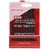 Mitsubishi P-SET High Speed Drill Set for Ironworks, 13 Piece