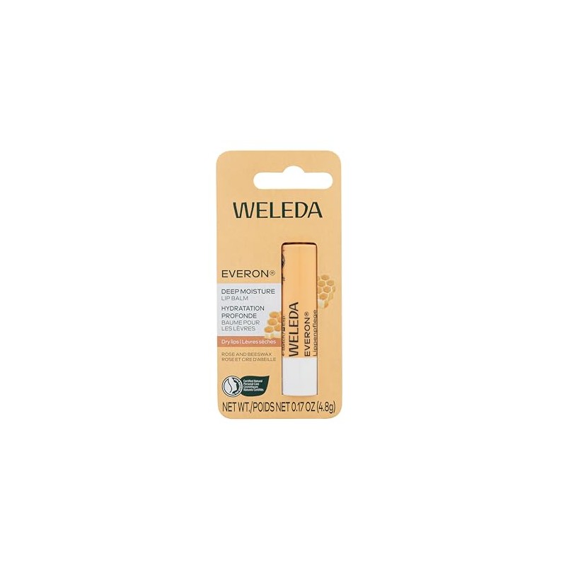 Weleda Everon Soin Des Levres - Bálsamo labial, 0.17 onzas,