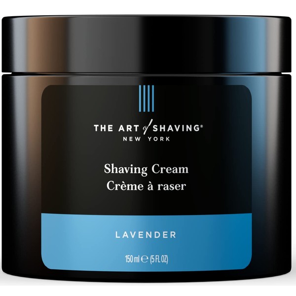 The Art of Shaving Lavender Shaving Cream for Men - Beard Care, Protects Against Irritation and Razor Burn, Clinically Tested for Sensitive Skin, 5 Fl Oz (Pack of 1)