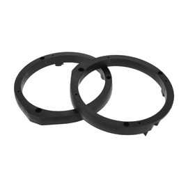 Partuto Lautsprecher-Abstandshalter Ring Hochtöner Lautsprecher-Abstandshalter Adapter Auto für Honda Odyssey 2009-2021 Vordere Hintere Türen ABS Schwarz Wasserdicht