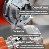 NCK-4M 4" 4 Jaw Mini Self-Centering Chuck, Thread 1"X8TPI, with
