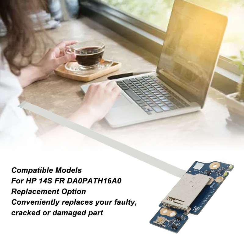 Laptop Power Button Board Replacement Switch Card Reader Board with