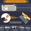 2-in-1 Car Sun Visor Extension，Universal Adjustable Anti-Glare & UV Protection
