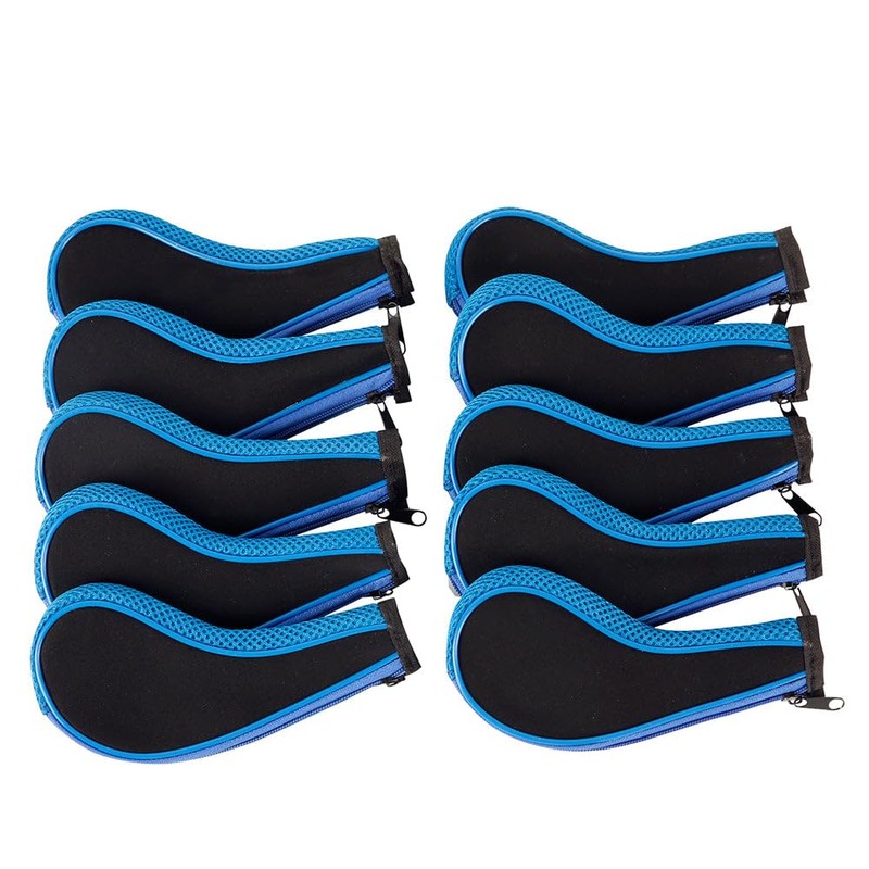 Golf Club Iron Head Covers 10 Piece Set Headcover Shaft