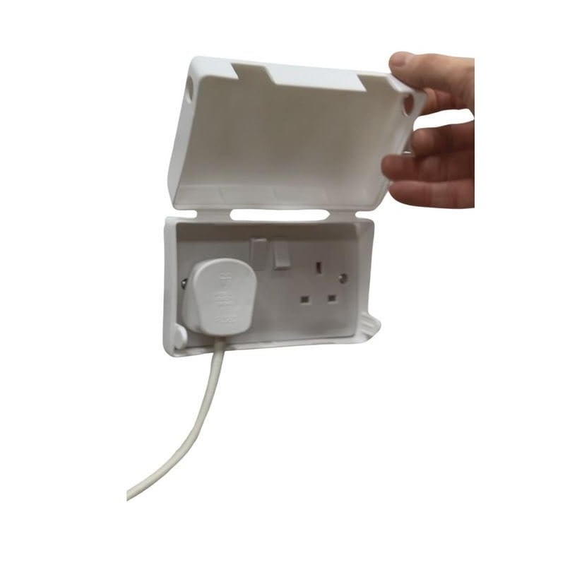 BabySecurity Electric Plug Socket Cover (4 Pack, Double) Prevents Tampering