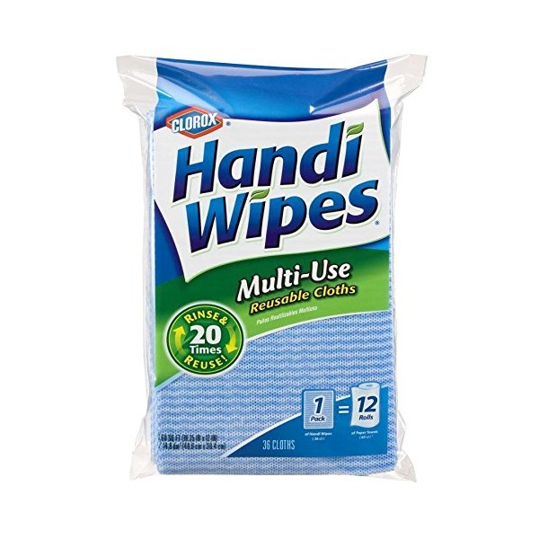 Handi Wipes Clorox Multi-Use Reuseable Cloths, 36 Count