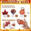 Thanksgiving Tea Lights Flameless Candles - Turkey Pumpkin Maple Leaf