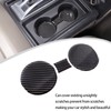 Lcojicep Car Central Control Cup Holder Panel Sticker Compatible with