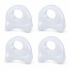 4-Piece Unisex Toe Covers with Gel Padding and Cushioning for