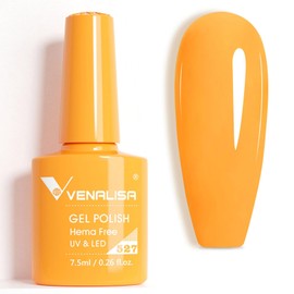 VENALISA Orange Gel Nail Polish 1 Pcs Bright Neon Orange Color Gel Polish Soak Off UV Gel DIY at Home Manicure Salon Nail Art For Girls Women