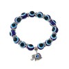 SBI Jewelry Women Elephant Evil Eye Lucky Charm Bracelet Beaded