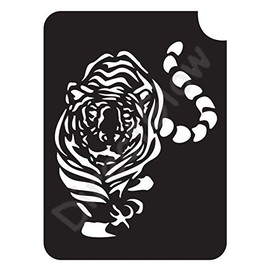Tiger 1003 Body Art Glitter Makeup Tattoo Stencil- 5 Pack