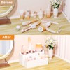 NIUBEE Hair Tool Organizer, Acrylic Hair Dryer and Styling Holder,