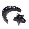 Ramadan Dessert Tray Iron Reusable Large Capacity Moon Star Shaped
