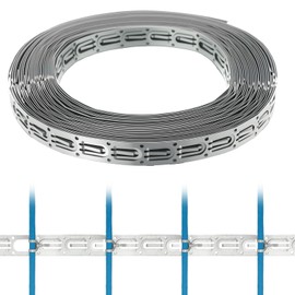 Kingdder 50ft Cable Guides for Electric Radiant Floor Heating Cables Electric Radiant Heat Strapping for Timber/concrete Subfloor Compatible with Most Underfloor Heating Systems