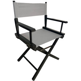 TBACW 2 Set (4pcs) Directors Chair Canvas Replacement Covers Kit for Directors Chairs,Movie Chair Replacement Canvas Seat and Back Oxford Cloth Cover for Home (Gray)