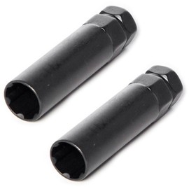 Circuit Performance Large Black 6 Point Spline Truck SUV Tool Key (2 TOOLS)