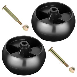 2 Pack 734-04155 Lawn Mower deck wheel and bolt kit replaces for MTD RZT42 Cub Cadet XT1-LT46,troy bilt 938-3056,734-04579,Toro 112-0677,Craftman LT1040,LT1045 Tractors