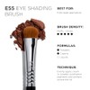 SIGMA Beauty Eye Shading Brush - E55 Black-Chrome Brush Women