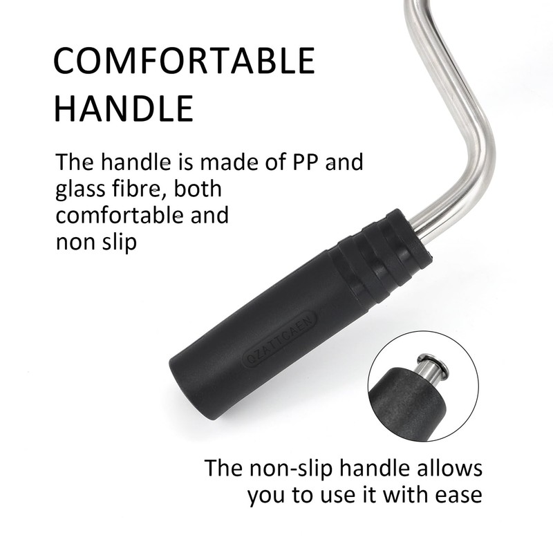 QZATTCAEN Stainless Steel Strap Winder for Flatbed Truck Roller for