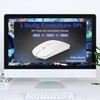 Azmall Wireless Bluetooth Mouse 5.2/3.0 & USB-A/Type-C 2-in-1 Receiver, Quiet