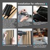 Art3d 4-Piece Wood Slat Acoustic Panels for Stylish Decor and