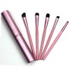 5-Piece Set of Travel-Ready Portable Mini Makeup Brushes for Eyes