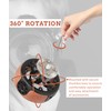 Camera Round Handle Grip, 360 Degrees Rotation Quick Release for