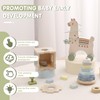 Freniland Montessori Toys for 1 Year Old，3-in-1 Wooden Baby Toys，Wooden