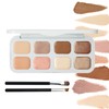8 Colour Eyeshadow Palette - Waterproof & Sweatproof, Highly Pigmented