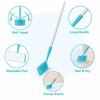 Baseboard Cleaner Mop Pad with Long Handle - 360° Rotating