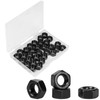 Yinpecly 30pcs M8-1.25 Hex Nut, Carbon Steel Grade 8.8, Black