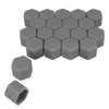 kwmobile 20 x Covers for 21 mm Wheel Nuts Car