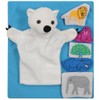 Constructive Playthings Polar Bear What Do You Hear Puppet and