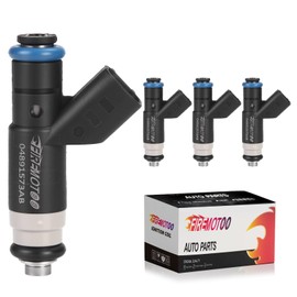FIREMOTOO Fuel Injectors Pack of 4 4 Holes Compatible with Chrysler PT Cruiser 2004-2010 Sebring 2005-2006 for Dodge Caravan 2004-2007 Stratus 2005-2006 L4 2.4L DOHC Neon 2004-2005 L4 2.0L SOHC