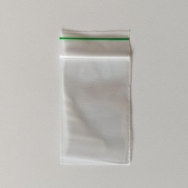 2" x 3" x 2 Mil Clear Landfill-Degradable Plastic Ziplock Bags (Case of 1,000)