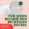 Reusable Fresh Lid for 500 g Yoghurt Cups (Pack of