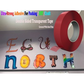 HOORAY I FOUND IT Double Sided Tape Heavy Duty, 2Rolls Double Sided Sticky Tape Carpet Tape,Removable Traceless Transparent Strong Mounting Tape for Photos Wall,Posters, Home Decorations.