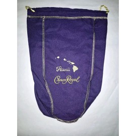 Crown Royal Set Of 2 Crown Royal Bags Hawaii Islands & Aloha Flower State Lot 1.75L 13" XL