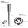 sourcing map 3pcs Tap and Die Set, 1/2-28 UNEF Thread