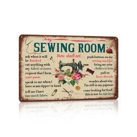 Sewing Room Decor Sewing Room Metal Sign Gift for Women Gifts for Quilters Sewing Gifts for Sewing Lovers